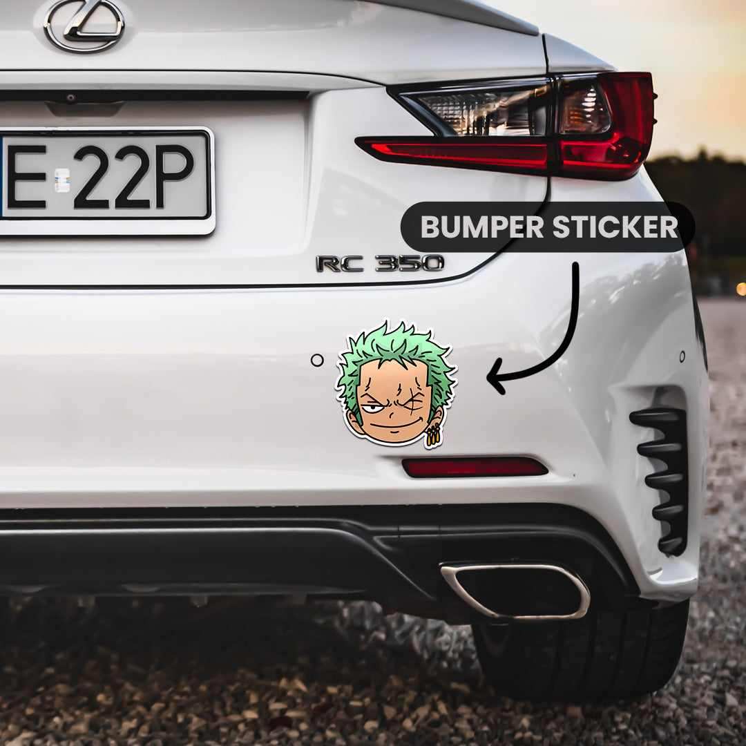 Zoro Bumper Sticker - Image 3